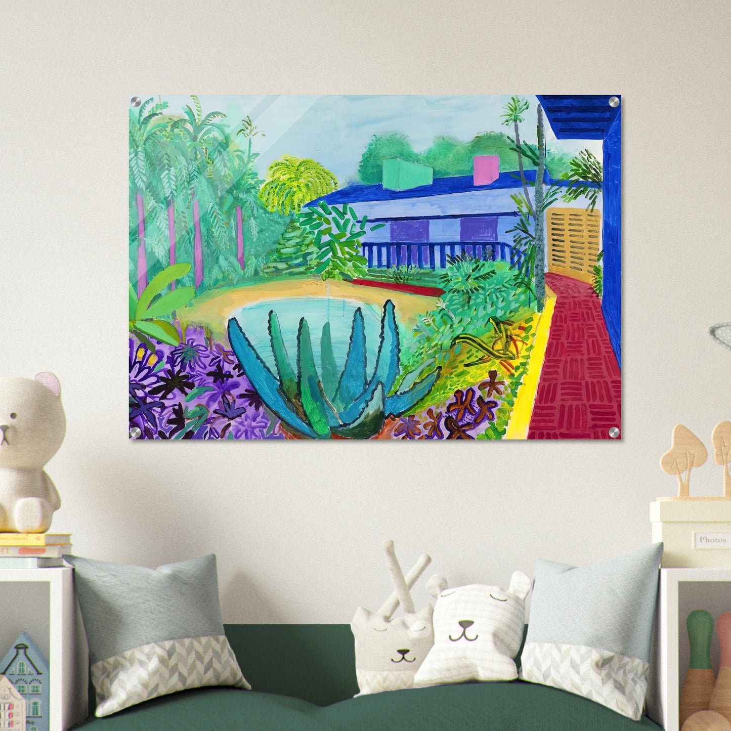 David Hockney - David Hockney Acrylic Print - 70x100 cm / 28x40″ inches | David Hockney Art | Artwork by David Hockney