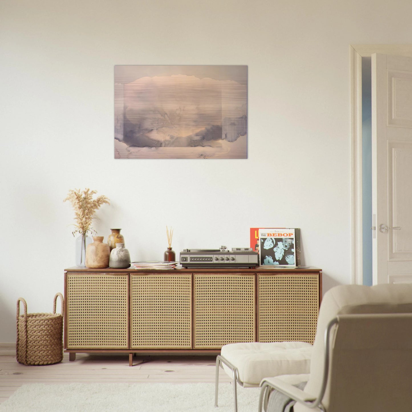 In The Divine - 1986 - Ronnie Landfield Brushed Aluminum Print - 70x100 cm / 28x40 inches | Ronnie Landfield Aluminum Print | Ronnie Landfield Prints