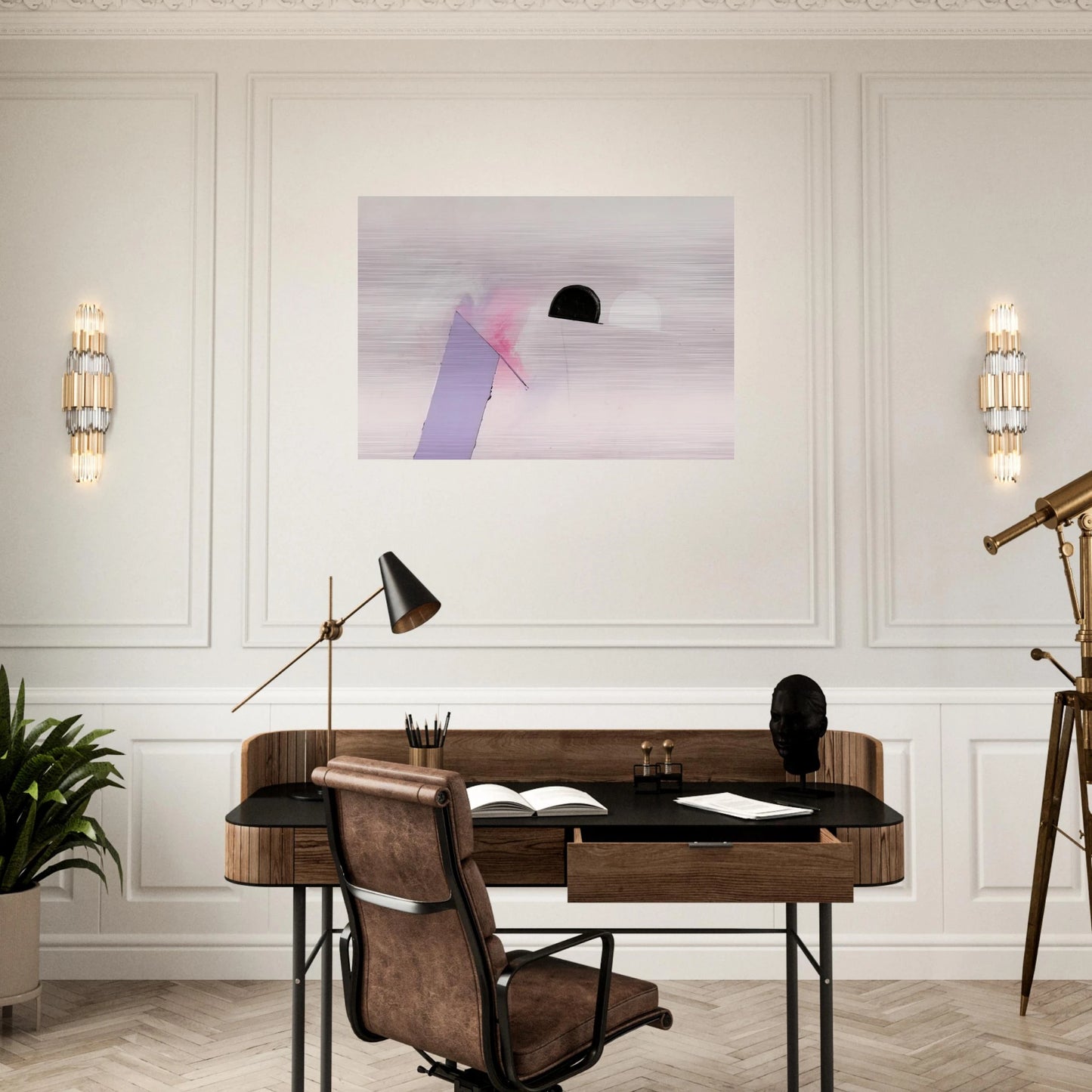 UNTITLED - Luis Feito Brushed Aluminum Print - 70x100 cm / 28x40 inches | Luis Feito Aluminum Print | Luis Feito Prints