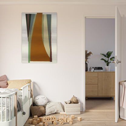 Untitled - Lyrical Abstraction - Larry Zox Brushed Aluminum Print - 70x100 cm / 28x40 inches | Larry Zox Aluminum Print | Larry Zox Prints