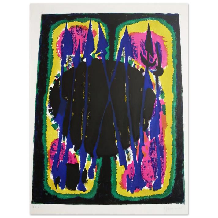 Alfred Manessier - La Mise au tombeau - 1949  75x100 cm / 30x40inches Fine Art Poster