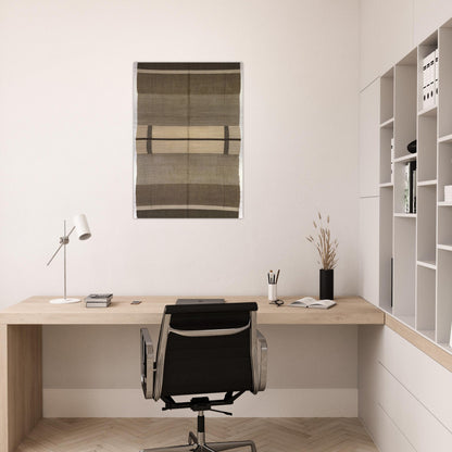 WALL HANGING 1924 - Anni Albers Brushed Aluminum Print - 70x100 cm / 28x40 inches | Anni Albers Aluminum Print | Anni Albers Prints