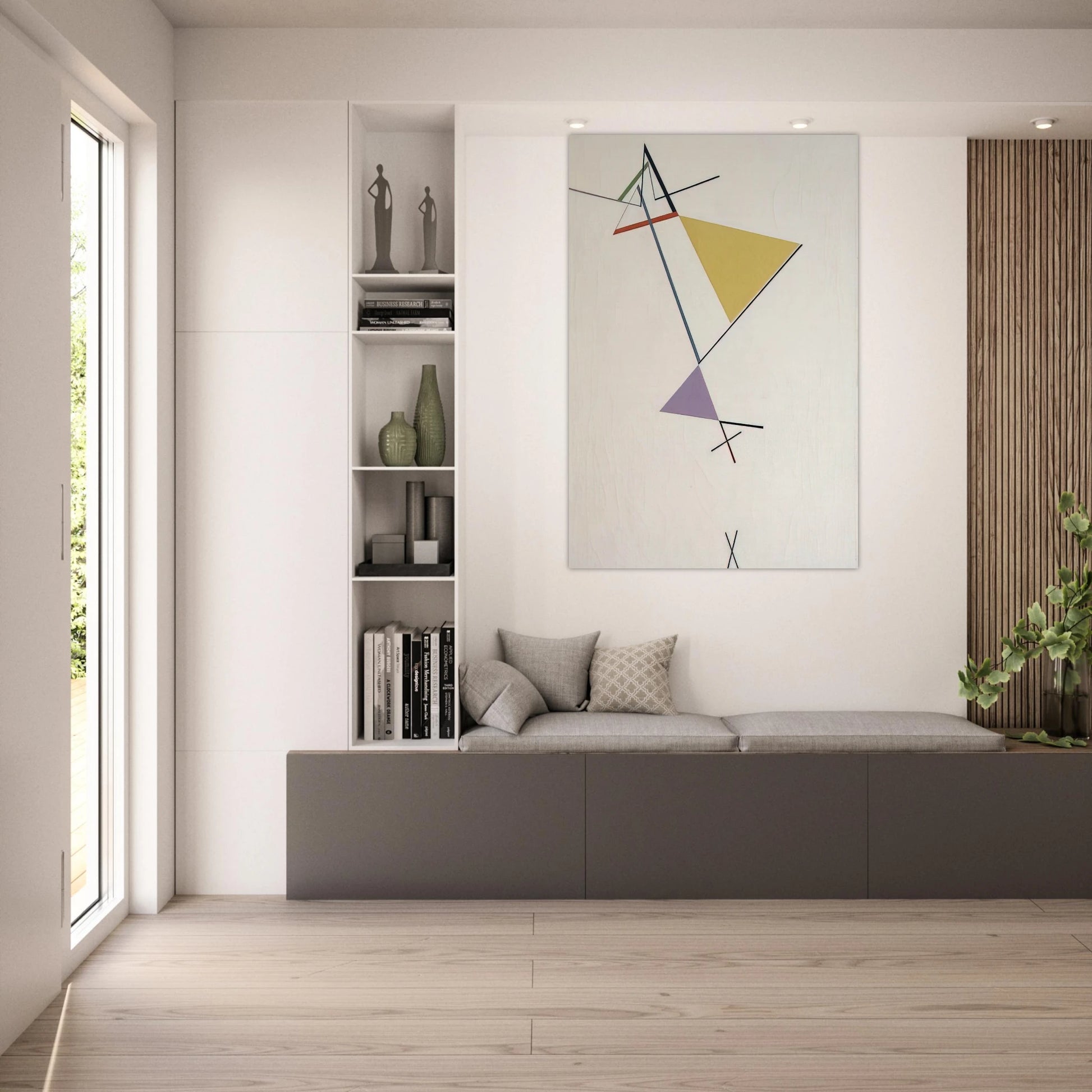 Desarrollo del triángulo - 1951 - Tomas Maldonado Art Prints - 100x150 cm / 40x60″ inches | Tomas Maldonado Poster | Tomas Maldonado Prints