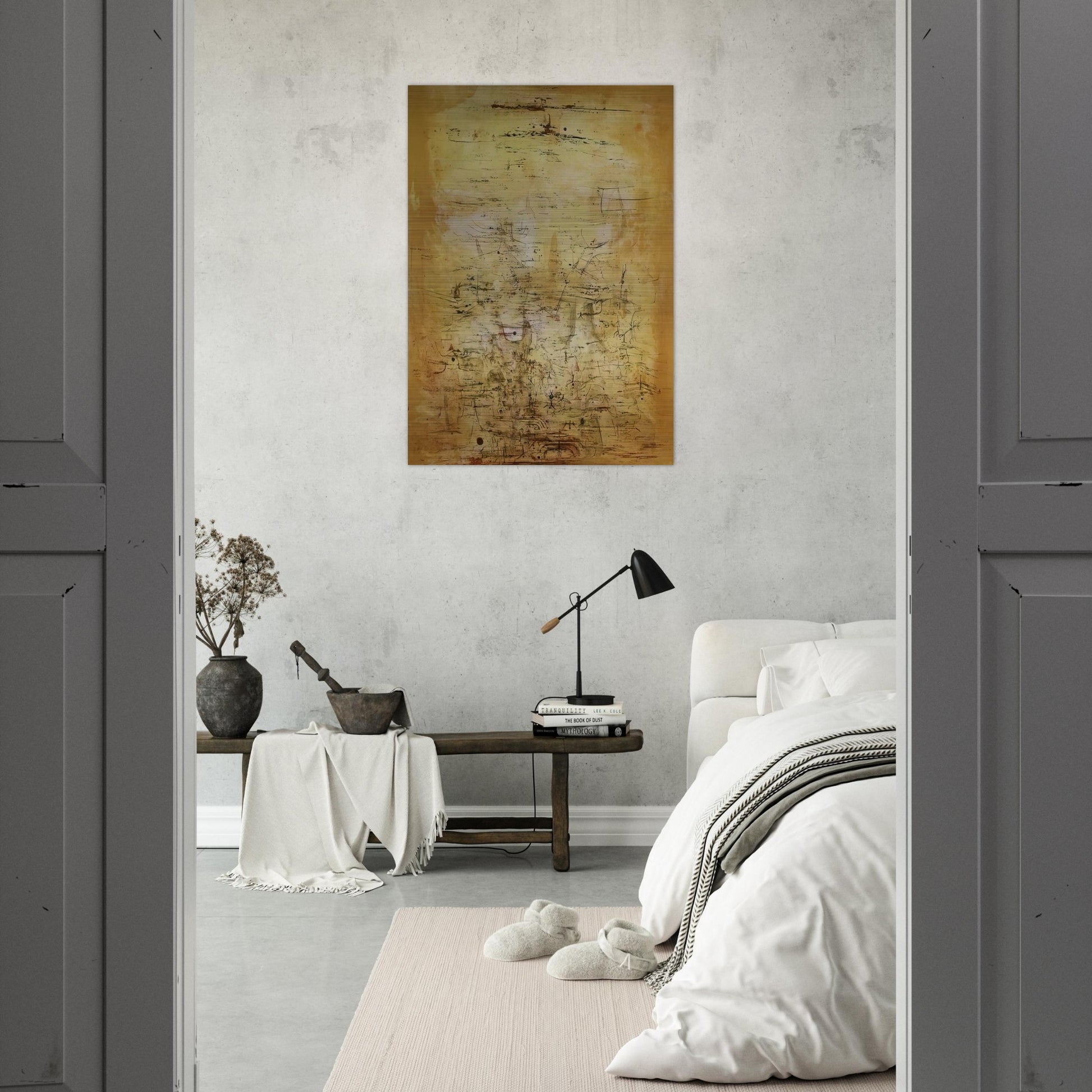 VOL D OISEAUX 1954 - Zao Wou-Ki Brushed Aluminum Print - 70x100 cm / 28x40 inches | Zao Wou-Ki Aluminum Print | Zao Wou-Ki Prints