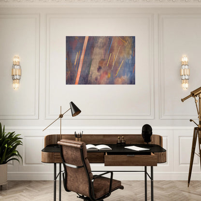 For William Blake - 1968 - Ronnie Landfield Brushed Aluminum Print - 70x100 cm / 28x40 inches | Ronnie Landfield Aluminum Print | Ronnie Landfield Prints