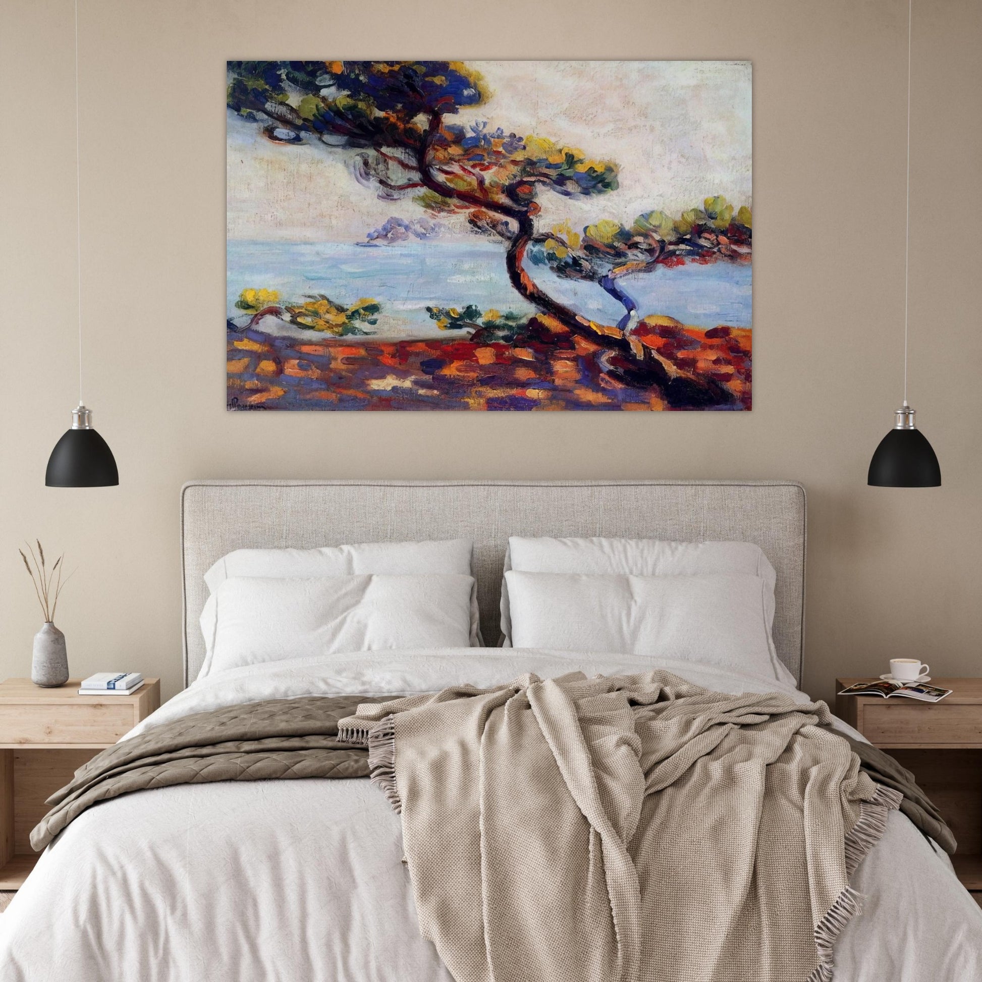 Dans le Midi - 1910 - Armand Guillaumin Art Prints - 100x150 cm / 40x60″ inches | Armand Guillaumin Poster | Armand Guillaumin Prints