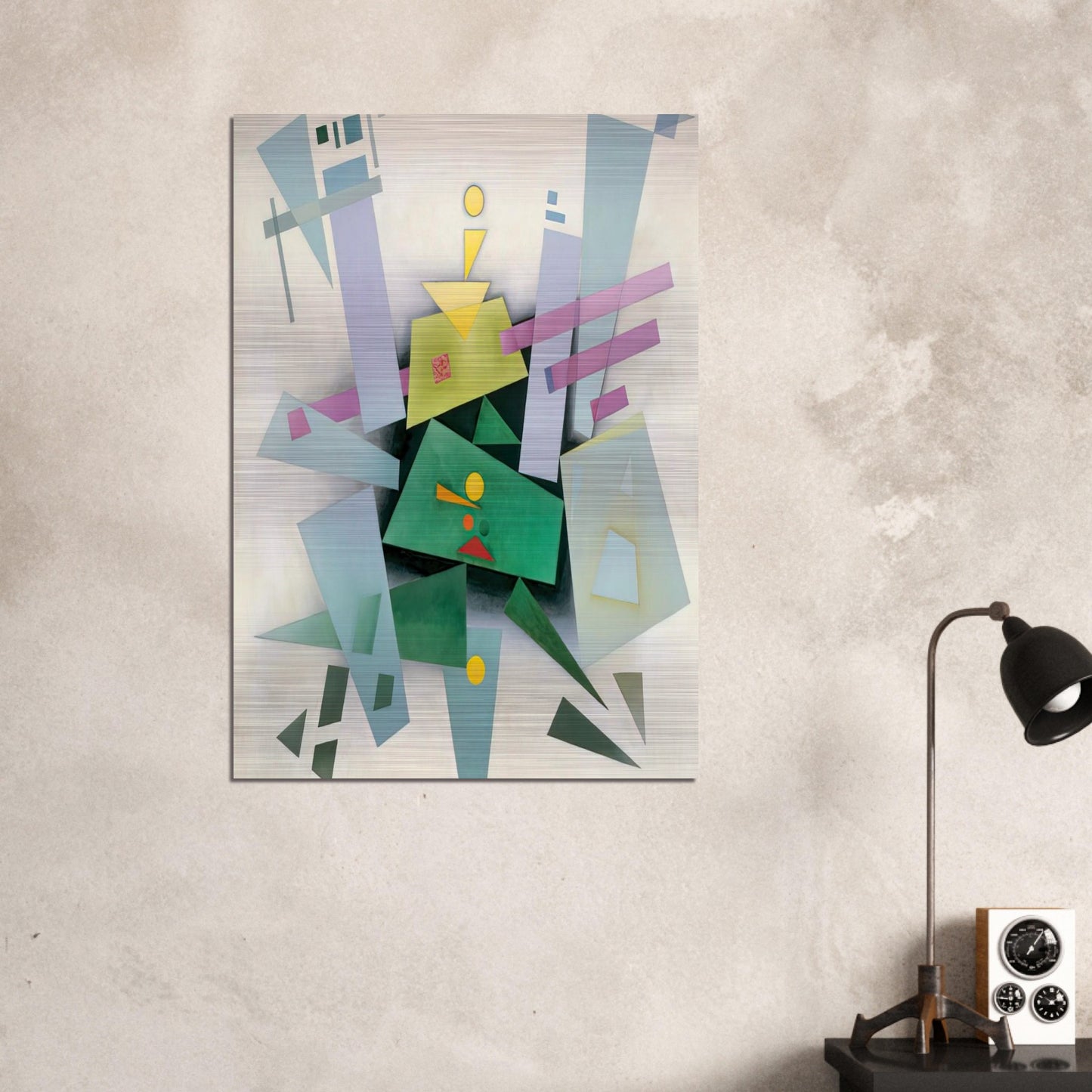 INVENTION COMPOSITION 31 1933 - Rudolf Bauer Brushed Aluminum Print - 70x100 cm / 28x40 inches | Rudolf Bauer Aluminum Print | Rudolf Bauer Prints