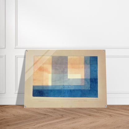 HOUSE ON THE WATER 1930 - Paul Klee Acrylic Print - 70x100 cm / 28x40″ inches | Paul Klee Wall Art | Paul Klee Prints
