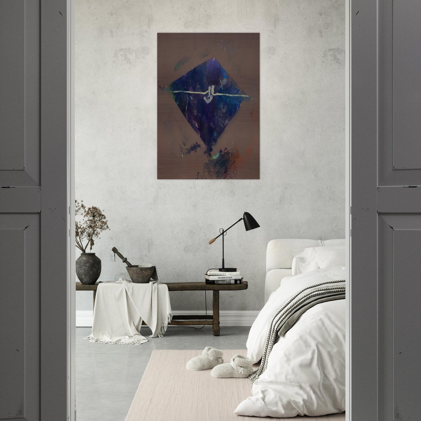Untitled Sunset Series 33  - 1965 - John Altoon Brushed Aluminum Print - 70x100 cm / 28x40 inches | John Altoon Aluminum Print | John Altoon Prints
