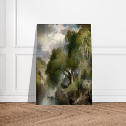 California Landscape - Thomas Moran Brushed Aluminum Print - 70x100 cm / 28x40 inches | Thomas Moran Aluminum Print | Thomas Moran Prints