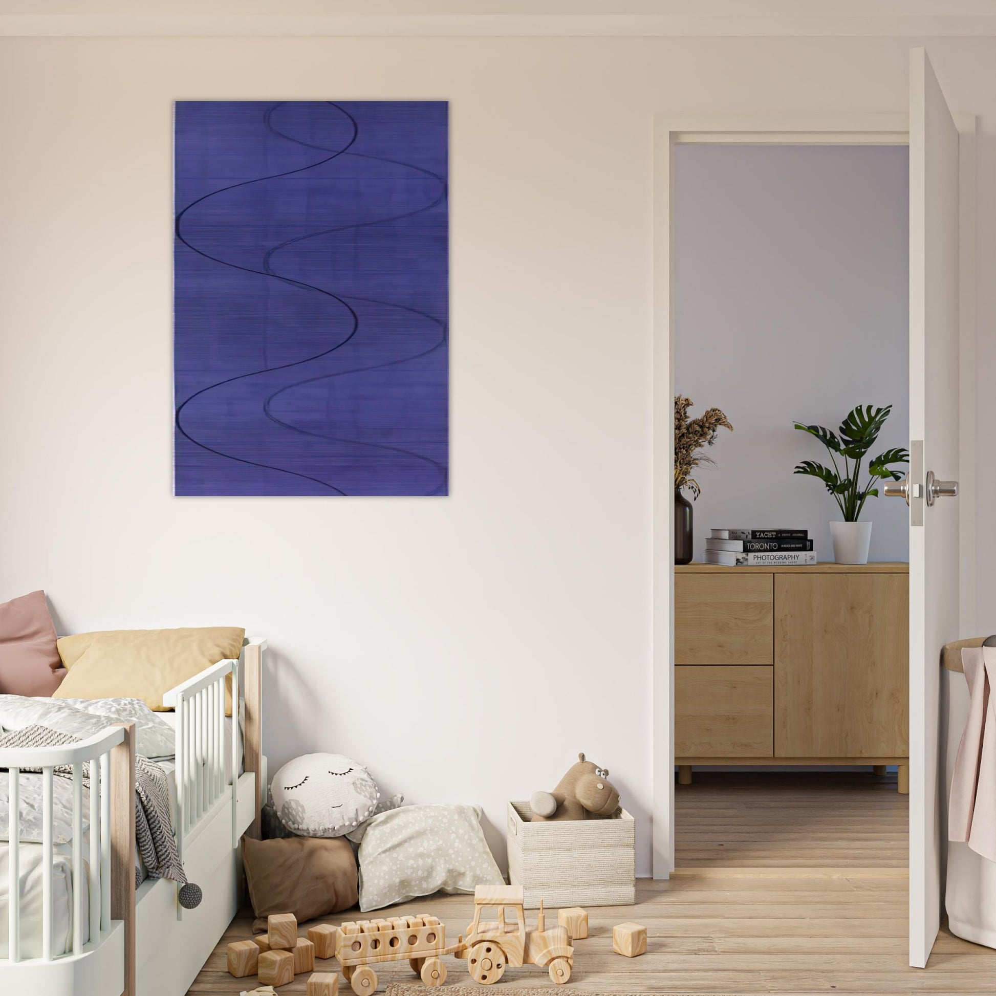 COLUMN PAINTING 9 2003 - Robert Mangold Brushed Aluminum Print - 70x100 cm / 28x40 inches | Robert Mangold Aluminum Print | Robert Mangold Prints