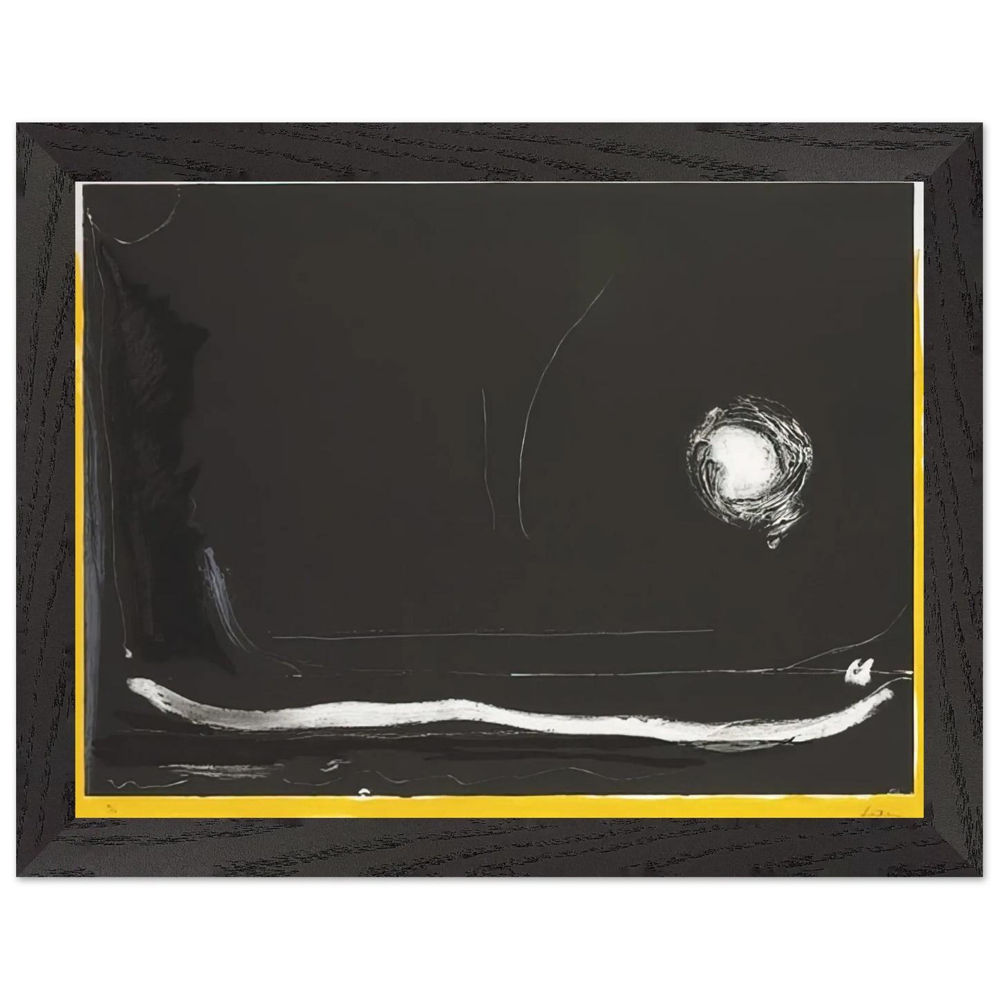 Helen Frankenthaler - Yellow Jack - 1985 Wall art - 28x43  cm / XL (11x17 Inches) - Fine Art Poster - -