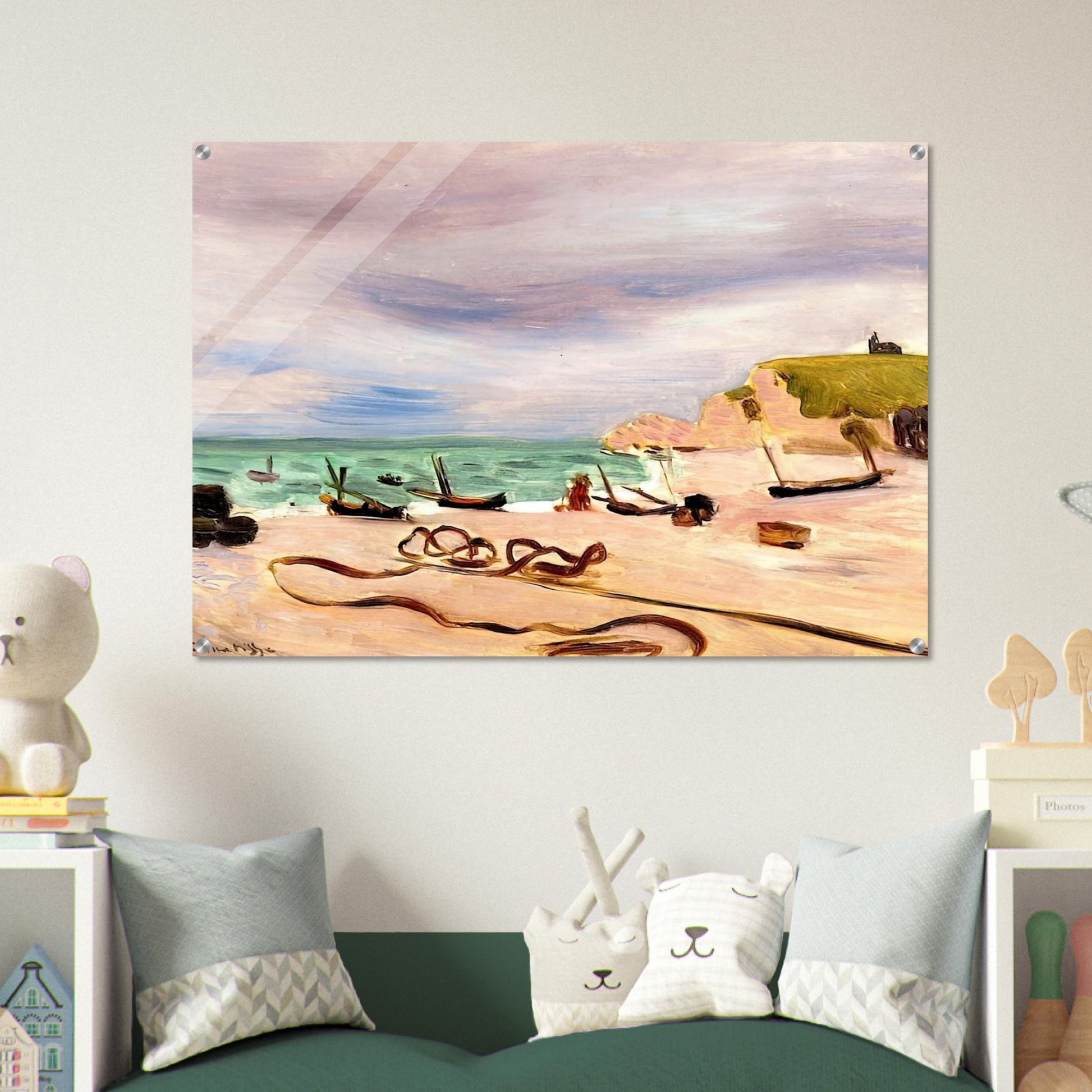 ROPES ON THE BEACH AT ETRETAT 1920 - Henri Matisse Acrylic Print - 70x100 cm / 28x40″ inches