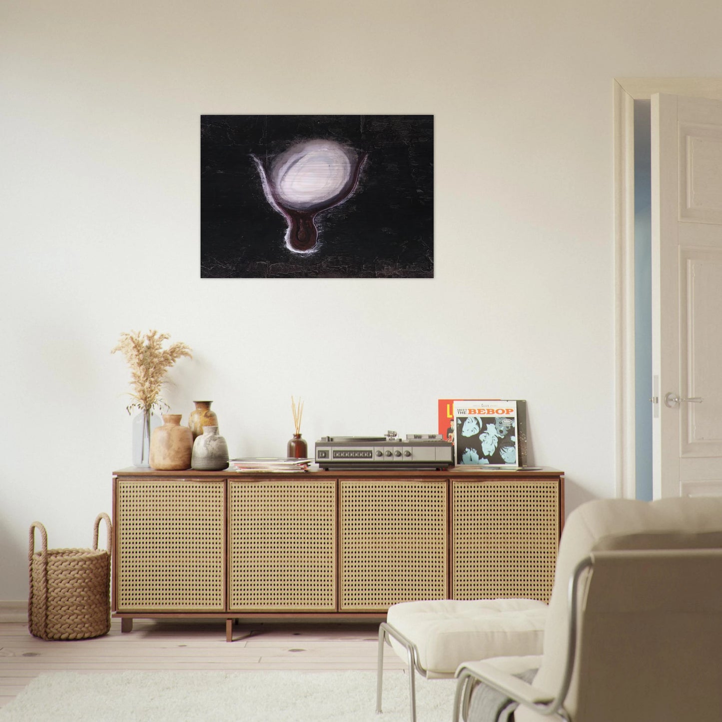 Chalice - 1941 - Morris Graves Brushed Aluminum Print - 70x100 cm / 28x40 inches | Morris Graves Aluminum Print | Morris Graves Prints