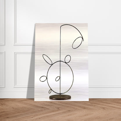 Stabile - 1954 1 - Lolo Soldevilla Brushed Aluminum Print - 70x100 cm / 28x40 inches | Lolo Soldevilla Aluminum Print | Lolo Soldevilla Prints