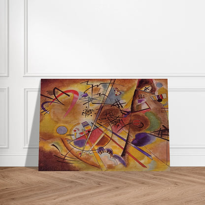 SMALL DREAM IN RED 1925 - Wassily Kandinsky Brushed Aluminum Print - 70x100 cm / 28x40 inches | Wassily Kandinsky Aluminum Print | Wassily Kandinsky Prints