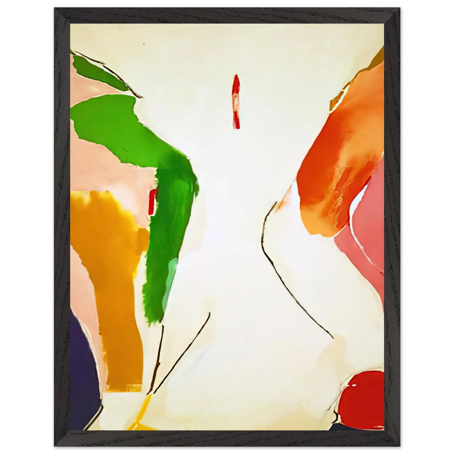 Helen Frankenthaler - Living Edge - 1973 Wall art - 30x45 cm / 12x18 Inches - Fine Art Poster - -