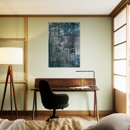 ICE 4 - Gerhard Richter Brushed Aluminum Print - 70x100 cm / 28x40 inches | Gerhard Richter Aluminum Print | Gerhard Richter Prints