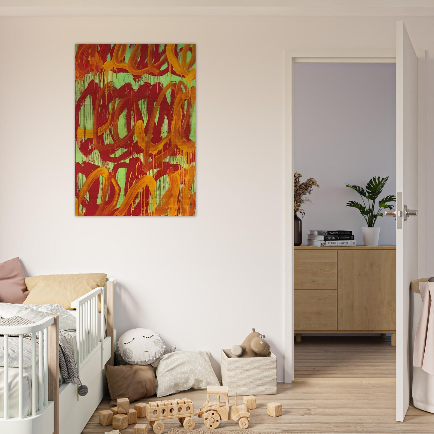 Camino Real  II  - Cy Twombly Brushed Aluminum Print - 70x100 cm / 28x40 inches | Cy Twombly Aluminum Print | Cy Twombly Prints