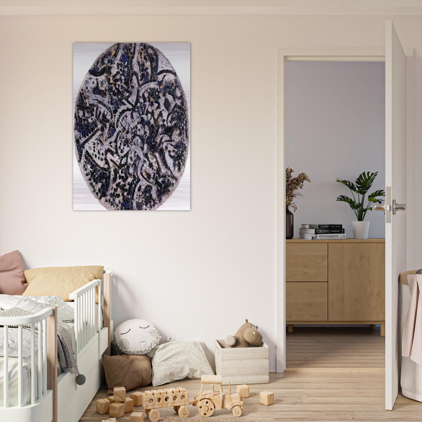 Syllable in the Cosmos - Richard Pousette-Dart Brushed Aluminum Print - 70x100 cm / 28x40 inches | Richard Pousette-Dart Aluminum Print | Richard Pousette-Dart Prints