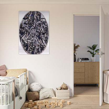 Syllable in the Cosmos - Richard Pousette-Dart Brushed Aluminum Print - 70x100 cm / 28x40 inches | Richard Pousette-Dart Aluminum Print | Richard Pousette-Dart Prints
