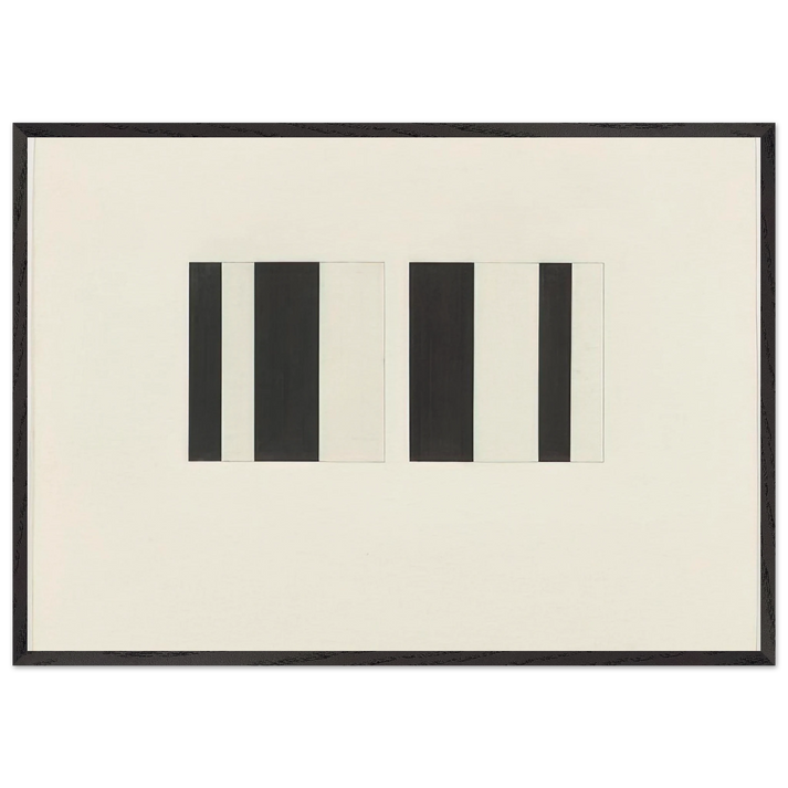 Annunciation Study I - 1978 - Brice Marden 70x100 cm / 28x40 inches Framed Art Print – Black Wooden Frame