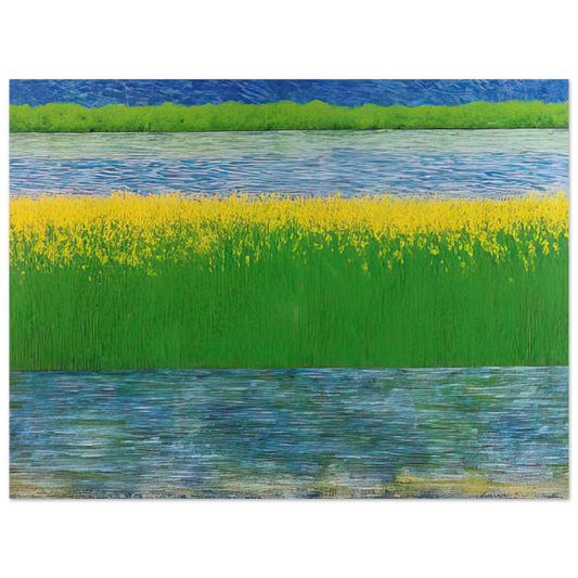 Jimmy Ernst - Sea of Grass - 1983  75x100 cm / 30x40inches Fine Art Poster