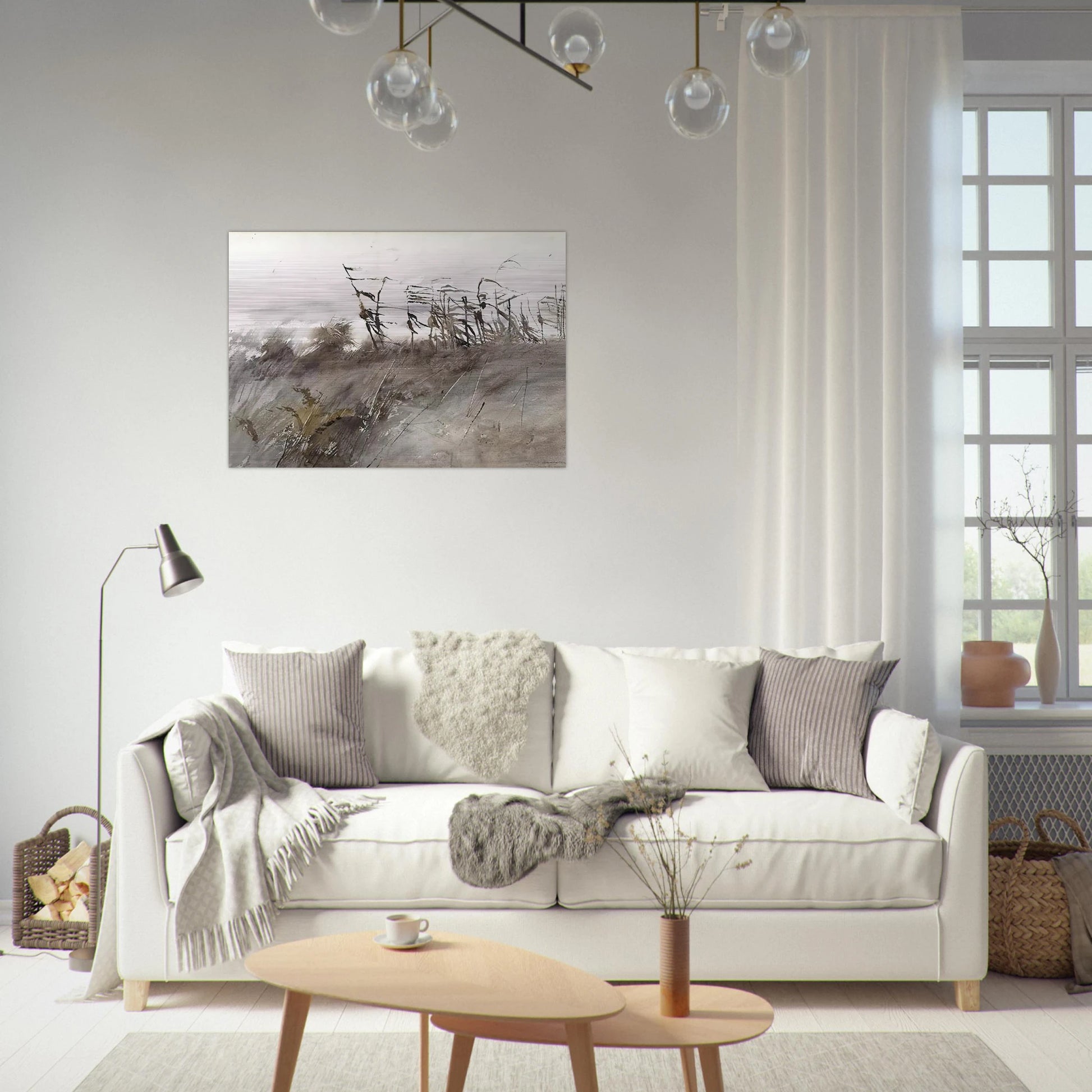 NOVEMBER FIRST 1950 - Andrew Wyeth Brushed Aluminum Print - 70x100 cm / 28x40 inches | Andrew Wyeth Aluminum Print | Andrew Wyeth Prints
