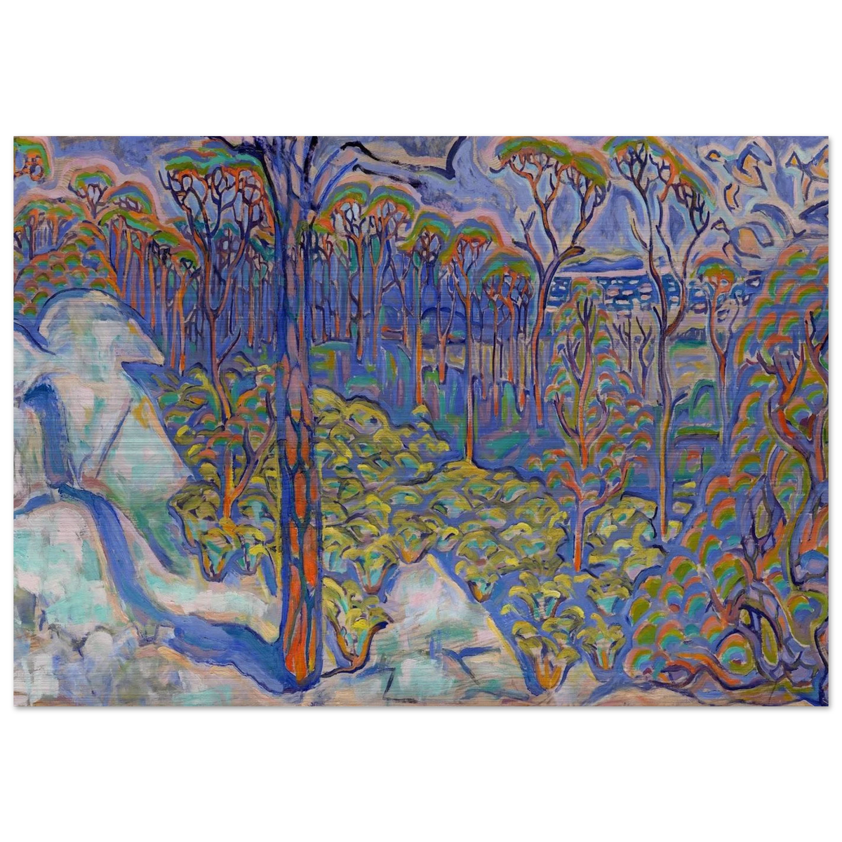 Walter Anderson - Walter Anderson Brushed Aluminum Print - 70x100 cm / 28x40 inches | Walter Anderson Aluminum Print | Walter Anderson Prints