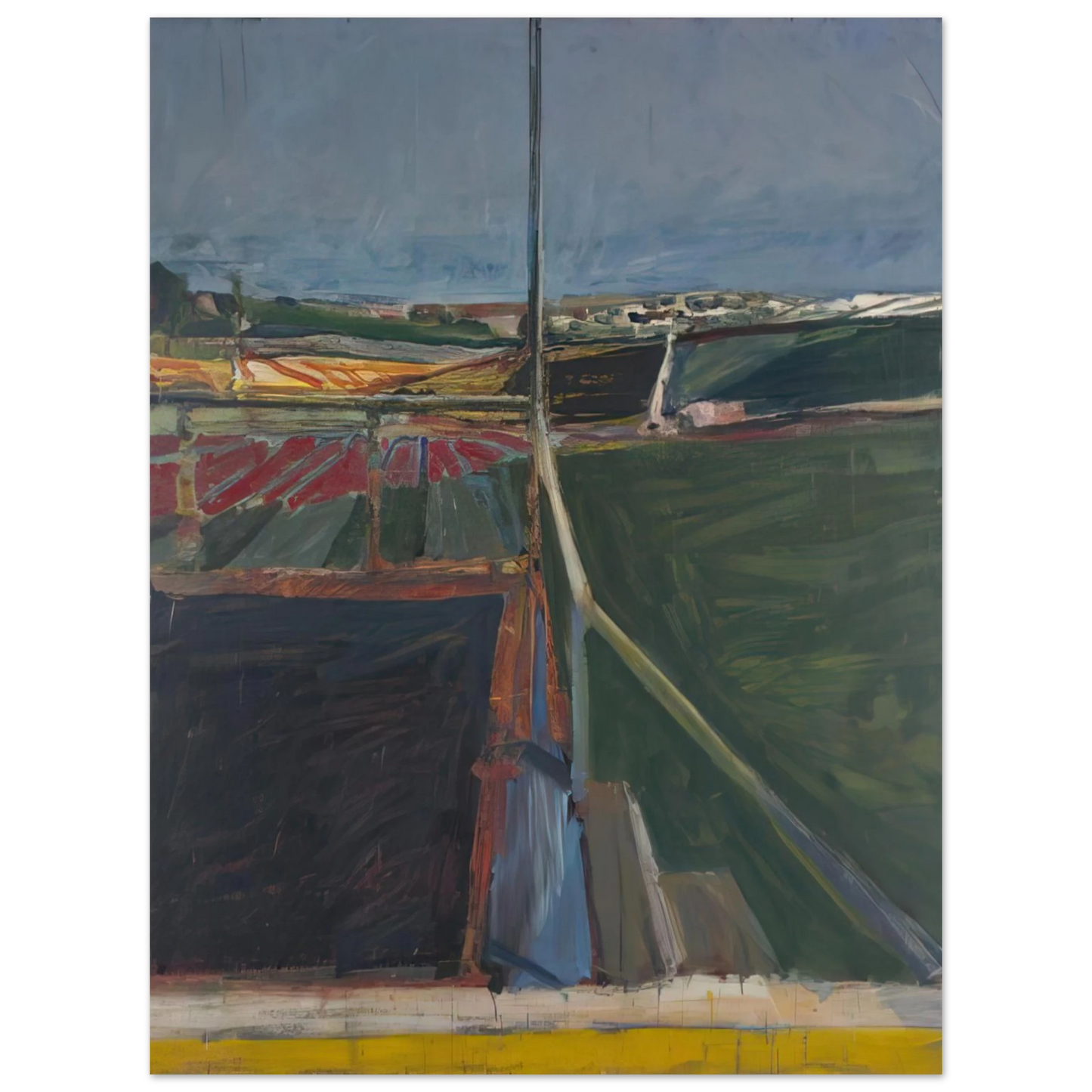 Richard Diebenkorn - View from the Porch  75x100 cm / 30x40inches Fine Art Poster