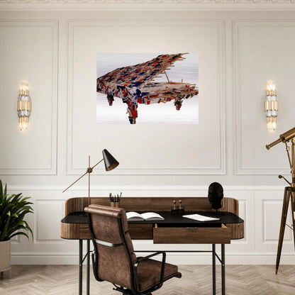 La Marseillaise - 1989 - Arman Brushed Aluminum Print - 70x100 cm / 28x40 inches | Arman Aluminum Print | Arman Prints