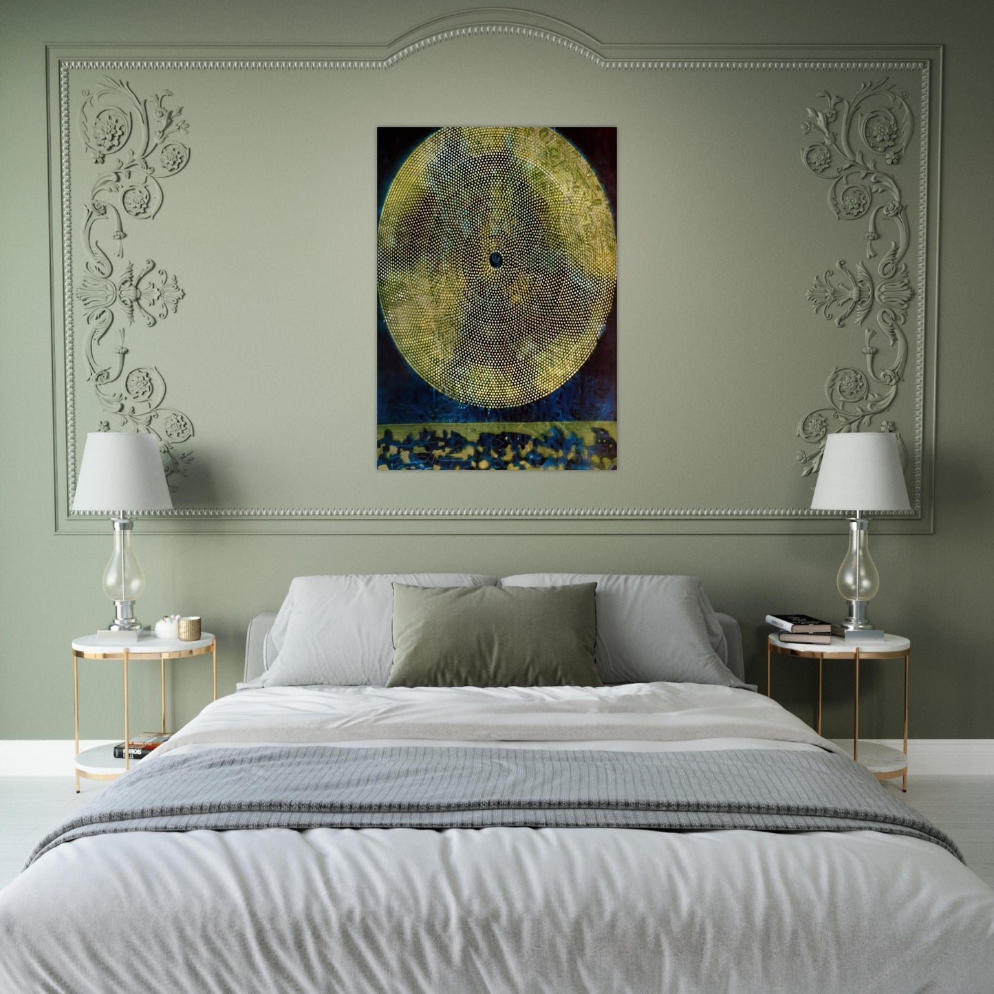 Birth of a galaxy - Max Ernst Brushed Aluminum Print - 70x100 cm / 28x40 inches | Max Ernst Aluminum Print | Max Ernst Prints