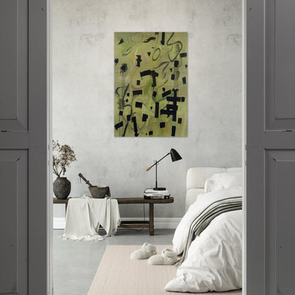 Number 12 - 1949 - Bradley Walker Tomlin Brushed Aluminum Print - 70x100 cm / 28x40 inches | Bradley Walker Tomlin Aluminum Print | Bradley Walker Tomlin Prints