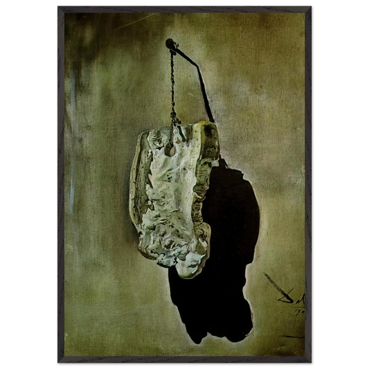 CORK STUDY FOR THE MADONNA OF PORT LLIGAT - Salvador Dali 70x100 cm / 28x40 inches Framed Art Print – Black Wooden Frame