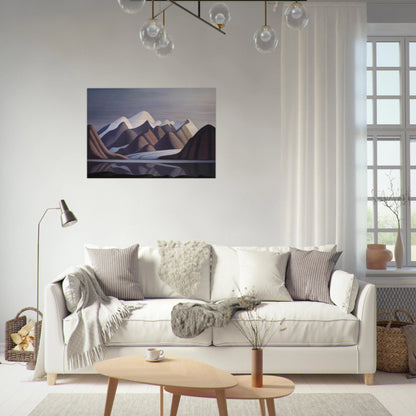 Mount Thule, Bylot Island - 1930 - Lawren Harris Brushed Aluminum Print - 70x100 cm / 28x40 inches | Lawren Harris Aluminum Print | Lawren Harris Prints