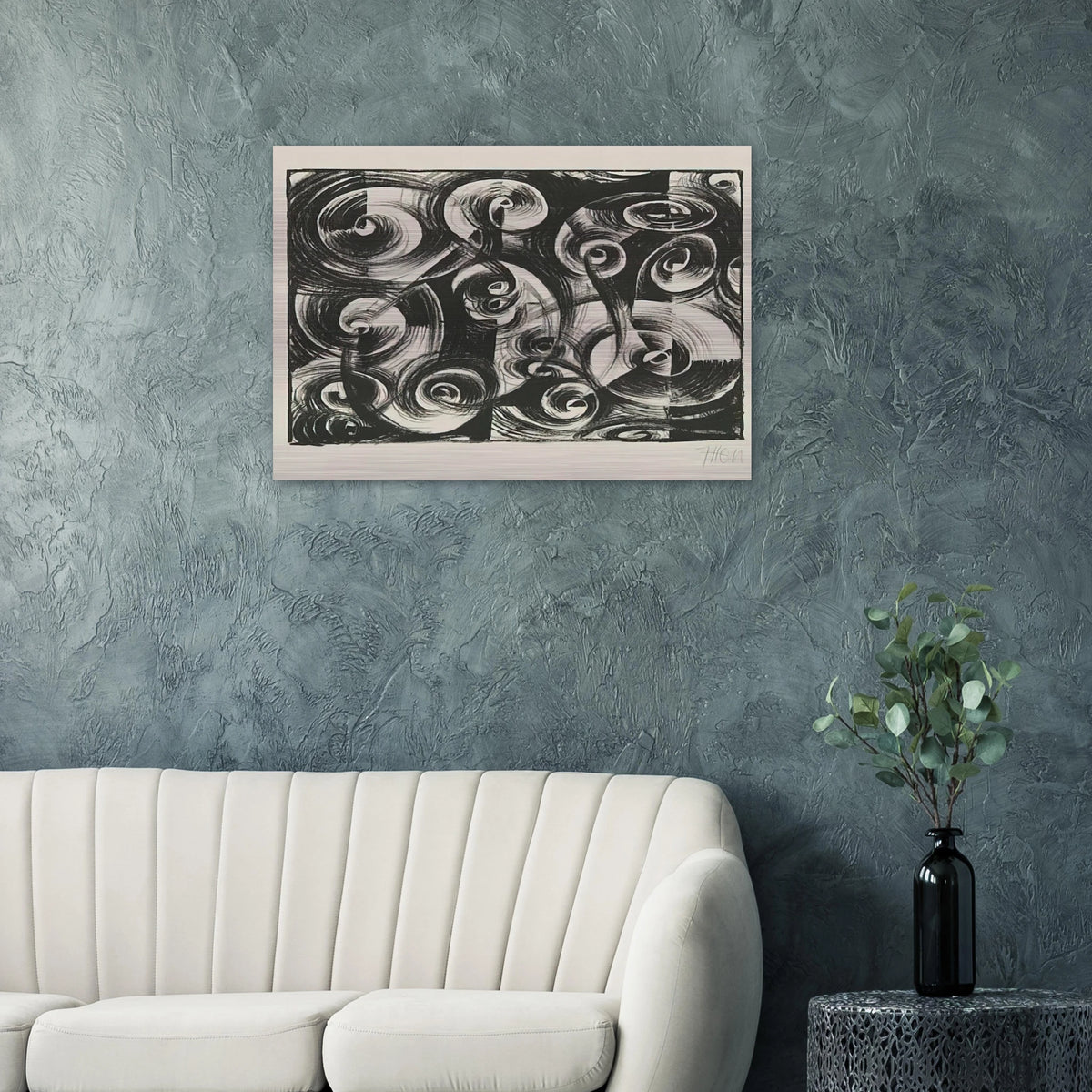 Linienrhythmus - 1919 - Johannes Itten Brushed Aluminum Print - 70x100 cm / 28x40 inches | Johannes Itten Aluminum Print | Johannes Itten Prints