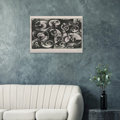 Linienrhythmus - 1919 - Johannes Itten Brushed Aluminum Print - 70x100 cm / 28x40 inches | Johannes Itten Aluminum Print | Johannes Itten Prints
