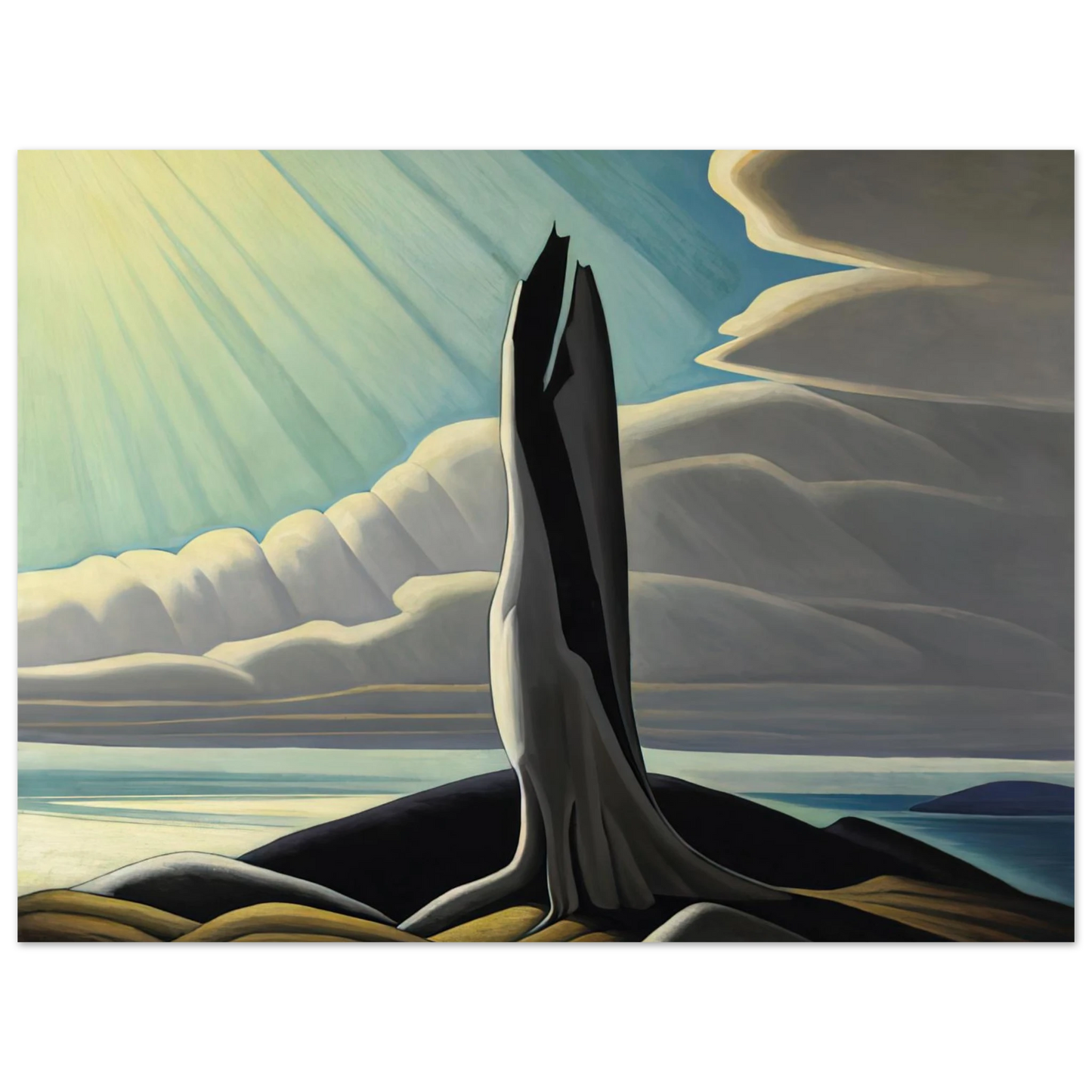 Lawren Harris - North Shore, Lake Superior - 1926  75x100 cm / 30x40inches Fine Art Poster