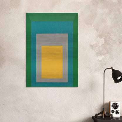 HOMAGE TO THE SQUARE APPARITION 1959 - Josef Albers Brushed Aluminum Print - 70x100 cm / 28x40 inches | Josef Albers Aluminum Print | Josef Albers Prints