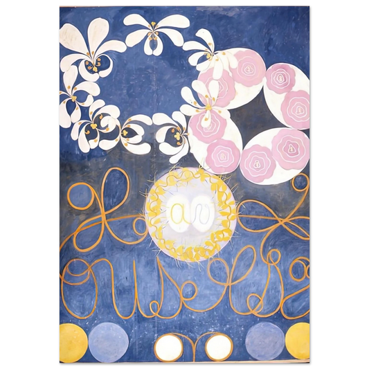 Hilma af Klint - THE TEN LARGEST 1907 Wall art - 13x18 cm / 5x7 inches - Fine Art Poster - -
