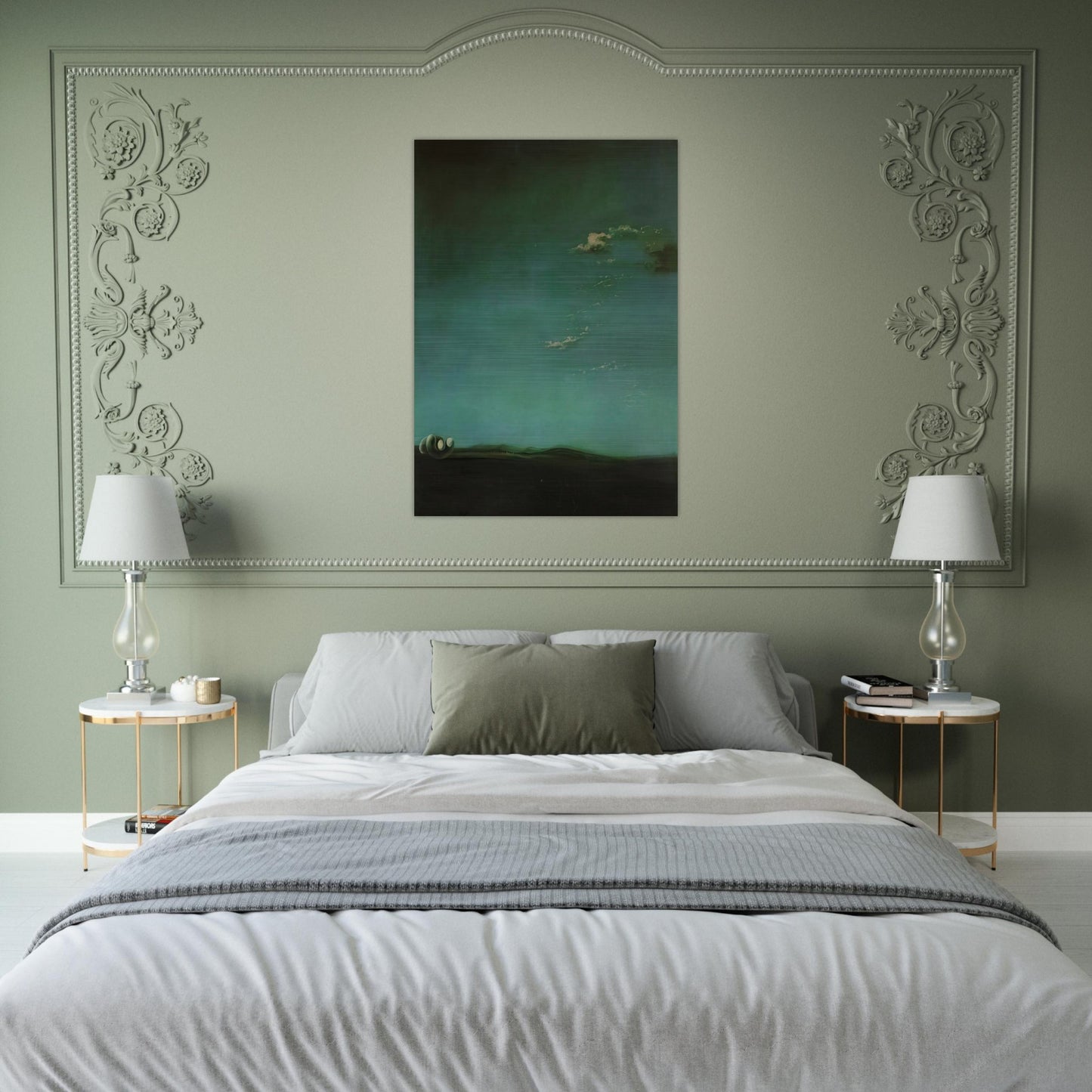 HYPNAGOGIC MONUMENT - Salvador Dali Brushed Aluminum Print - 70x100 cm / 28x40 inches | Salvador Dali Aluminum Print | Salvador Dali Prints