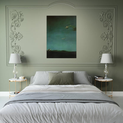 HYPNAGOGIC MONUMENT - Salvador Dali Brushed Aluminum Print - 70x100 cm / 28x40 inches | Salvador Dali Aluminum Print | Salvador Dali Prints