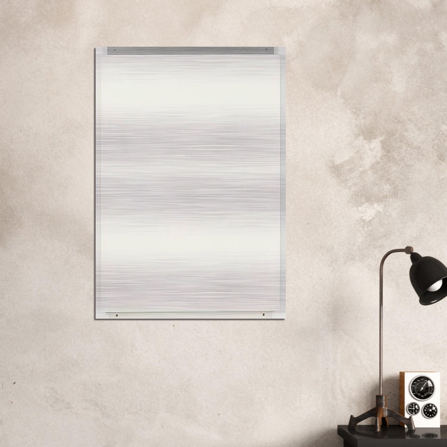 Attendant - Robert Ryman Brushed Aluminum Print - 70x100 cm / 28x40 inches | Robert Ryman Aluminum Print | Robert Ryman Prints