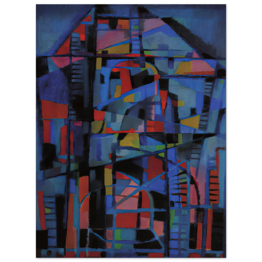 Alfred Manessier - Angelus domini nuntiavit mariÃ¦ - 1947  75x100 cm / 30x40inches Fine Art Poster