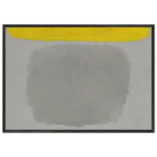 Untitled - 1964 N3 - Ray Parker 70x100 cm / 28x40 inches Framed Art Print – Black Wooden Frame