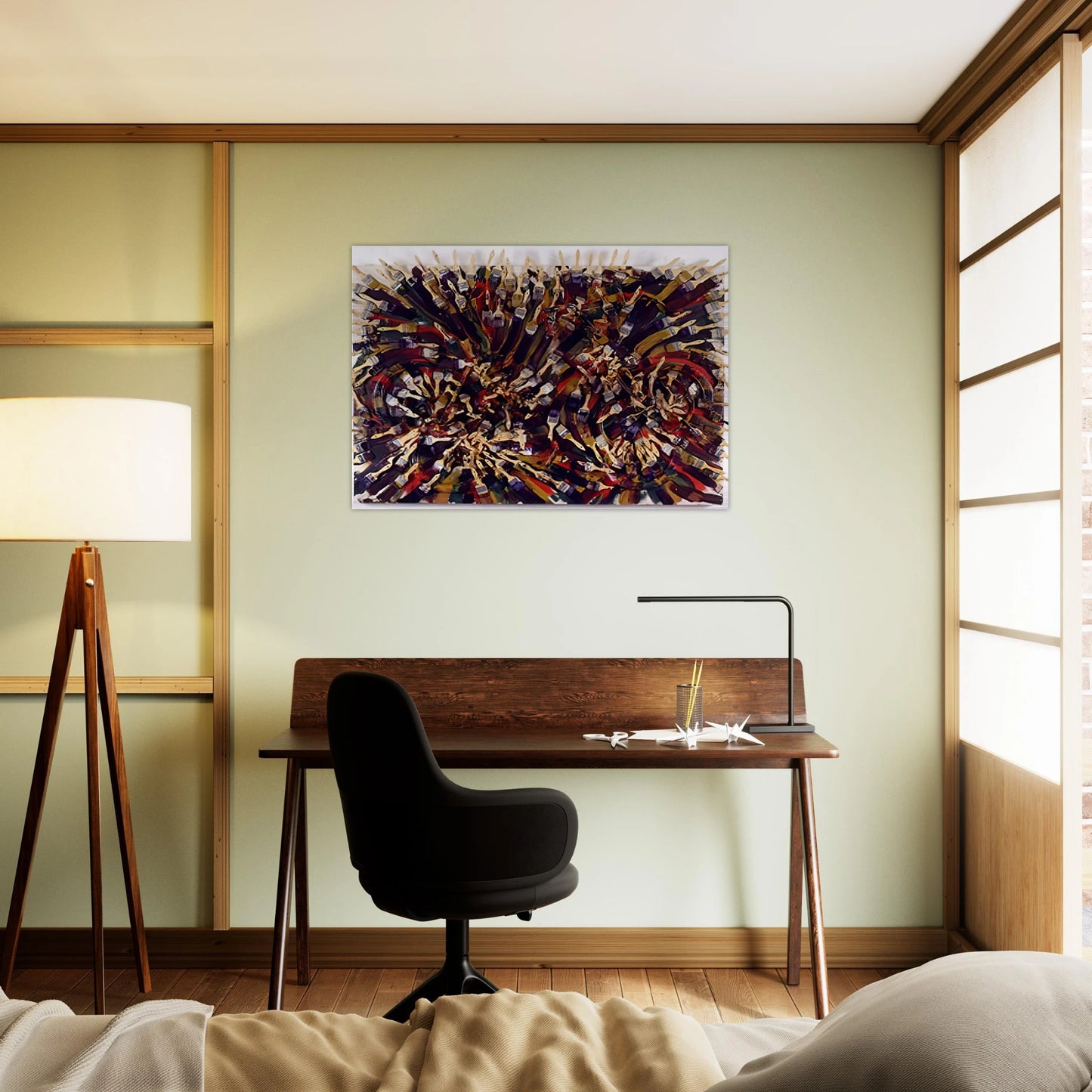 Untitled - 1995 - Arman Brushed Aluminum Print - 70x100 cm / 28x40 inches | Arman Aluminum Print | Arman Prints