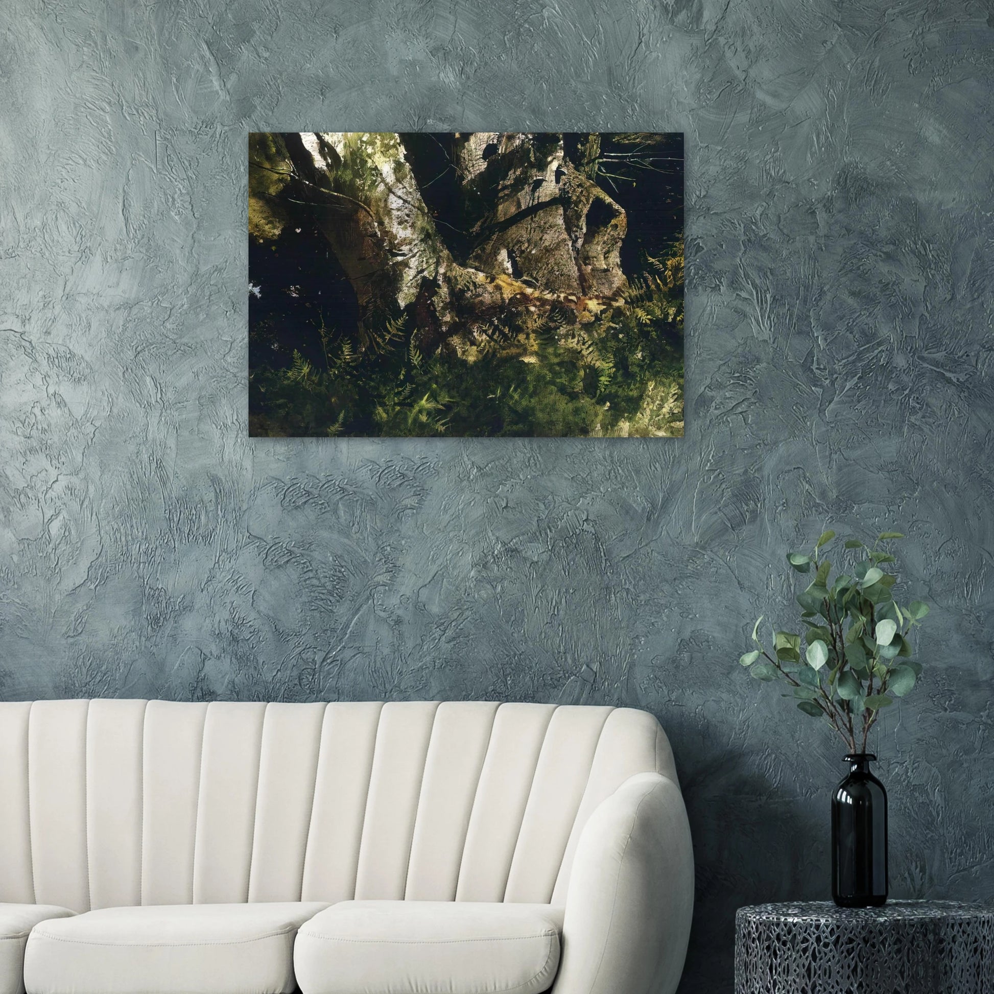 VIRGIN BIRCH 1982 - Andrew Wyeth Brushed Aluminum Print - 70x100 cm / 28x40 inches | Andrew Wyeth Aluminum Print | Andrew Wyeth Prints