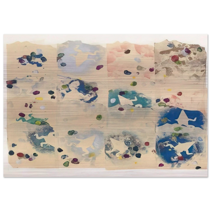 RANE E SPECCHI 1980 - Alighiero Boetti Brushed Aluminum Print - 70x100 cm / 28x40 inches | Alighiero Boetti Aluminum Print | Alighiero Boetti Prints