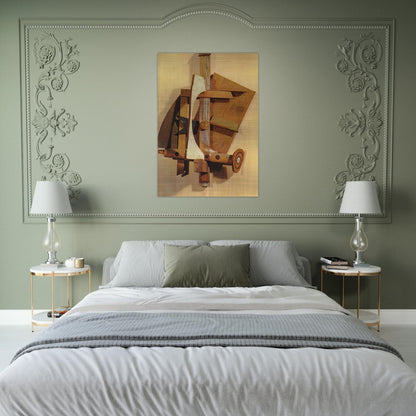 Mandolin - Pablo Picasso Brushed Aluminum Print - 70x100 cm / 28x40 inches | Pablo Picasso Aluminum Print | Pablo Picasso Prints