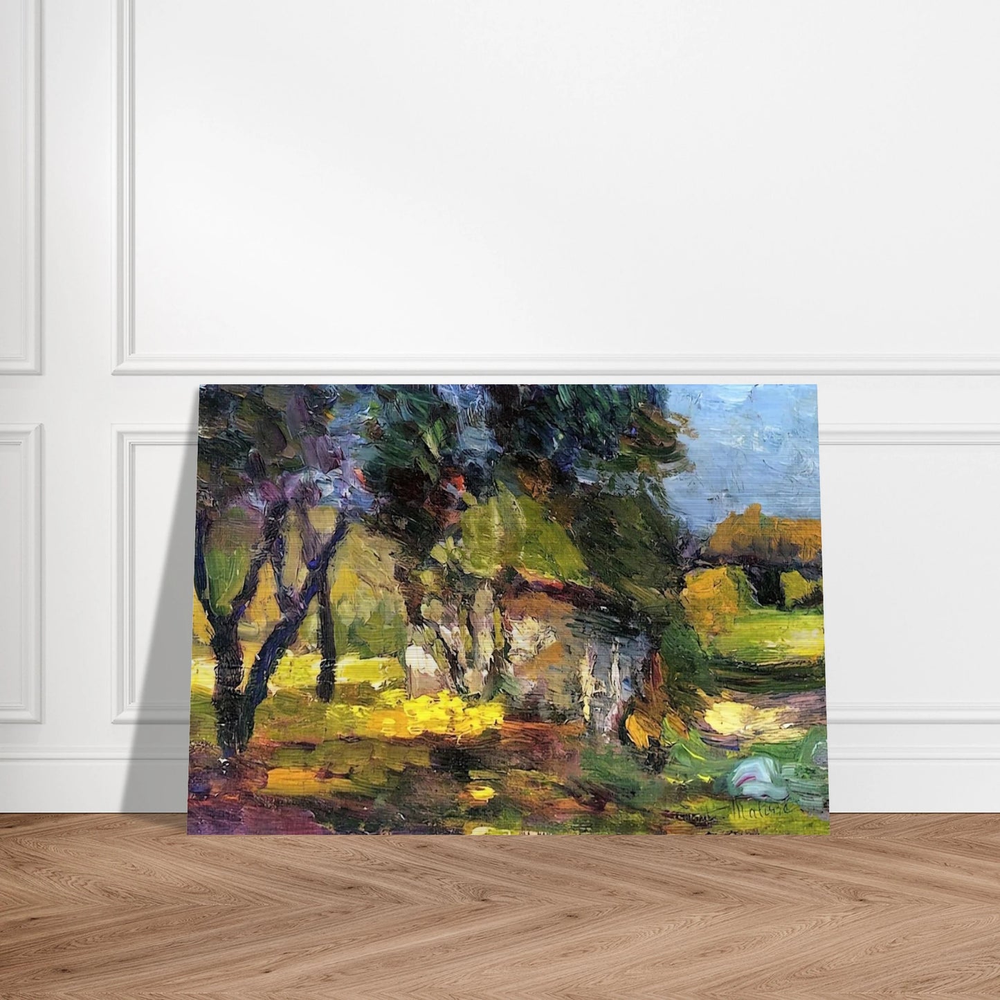 LANDSCAPE CORSICA 1898 - Henri Matisse Brushed Aluminum Print - 70x100 cm / 28x40 inches | Henri Matisse Aluminum Print | Henri Matisse Prints